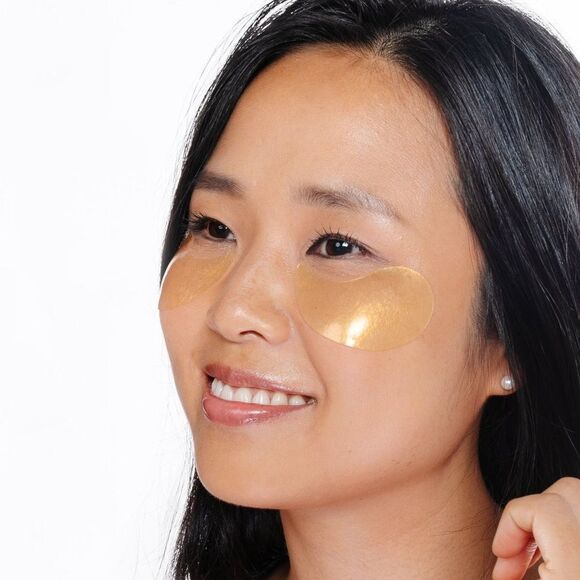 NWT SOON Skincare Golden Eye 24K Gold Eye Patches - Picture 2 of 6